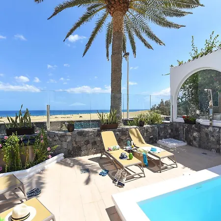 Villa Villa Beachfront Del Ingles Exclusive Accommodation Breathtaking Views Over The Sea And Dunes Private Heated Pool Terrace Bbq 200 M To, *