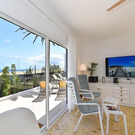 Villa Beachfront Del Ingles Exclusive Breathtaking Views Over The Sea And Dunes Private Heated Pool Terrace Bbq 200 M To, Las Palmas