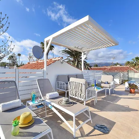 Vila Beachfront Del Ingles Exclusive Breathtaking Views Over The Sea And Dunes Private Heated Pool Terrace Bbq 200 M To,
